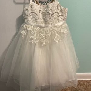 David’s Bridal flower girl dress